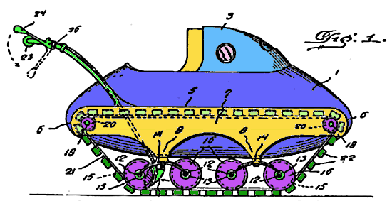 Inventions & Patents - All Terrain Stroller - Patently Absurd!